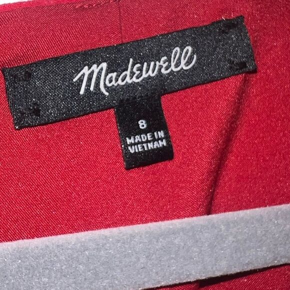 Madewell Hazelwood Wrap-Front Mini Dress in Windswept Floral Size 8 EUC - Picture 5 of 8